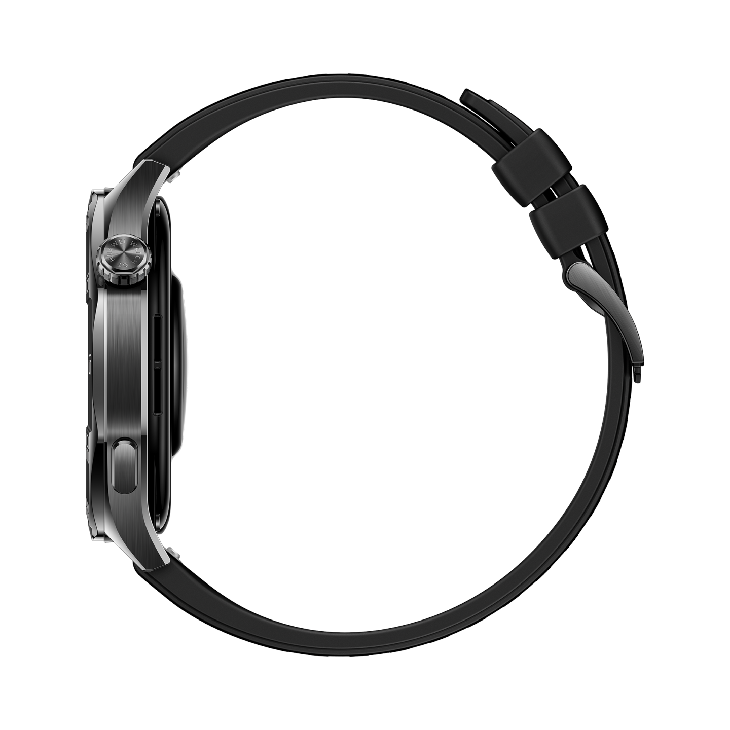 华为/HUAWEI WATCH GT5(46mm)幻夜黑 氟橡胶表带 智能手表 蓝牙电话 腕上微信 健康监测 100+运动模式 5ATM防水 音乐播放 NFC公交门禁 无线充电高清大图