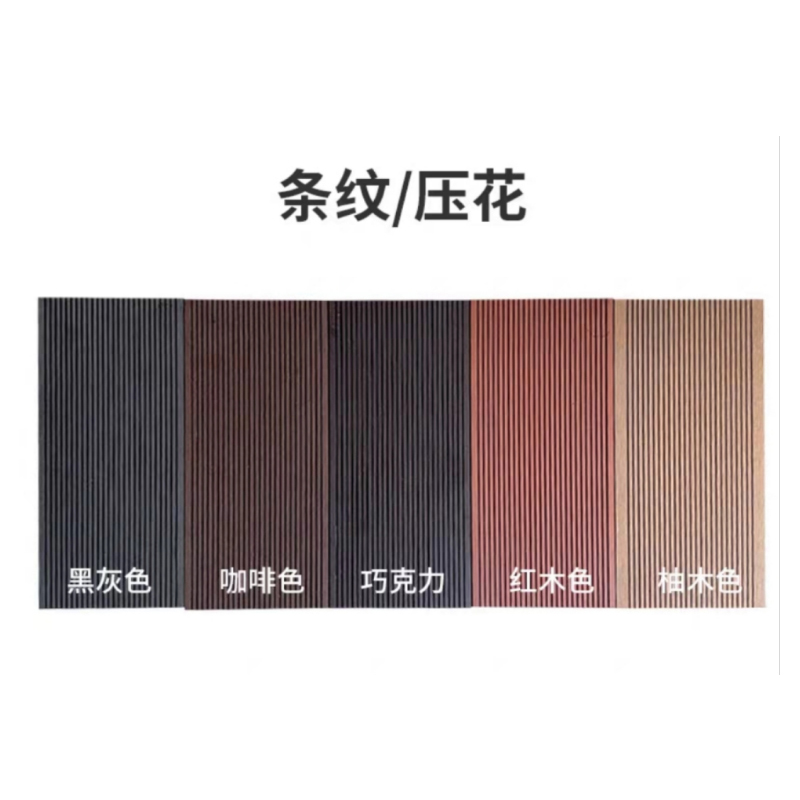 塑木板 23mm厚*150mm宽*3m长/块 炭黑色高清大图