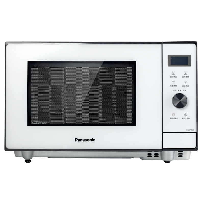 松下(Panasonic) NN-GF36JBXPE 23升变频微波炉 白色 单个装