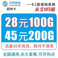 中国移动 流量卡无限流量卡4g手机卡纯流量卡不限量大王卡0月租全国通用不限速无线上网卡 金猪卡晒单图