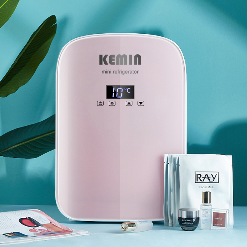 科敏K25迷你小冰箱小型家用单门式制冷微型学生宿舍二人世界 K25单核机械版-钢化玻璃门[红白绿]/制冷空间温差25℃