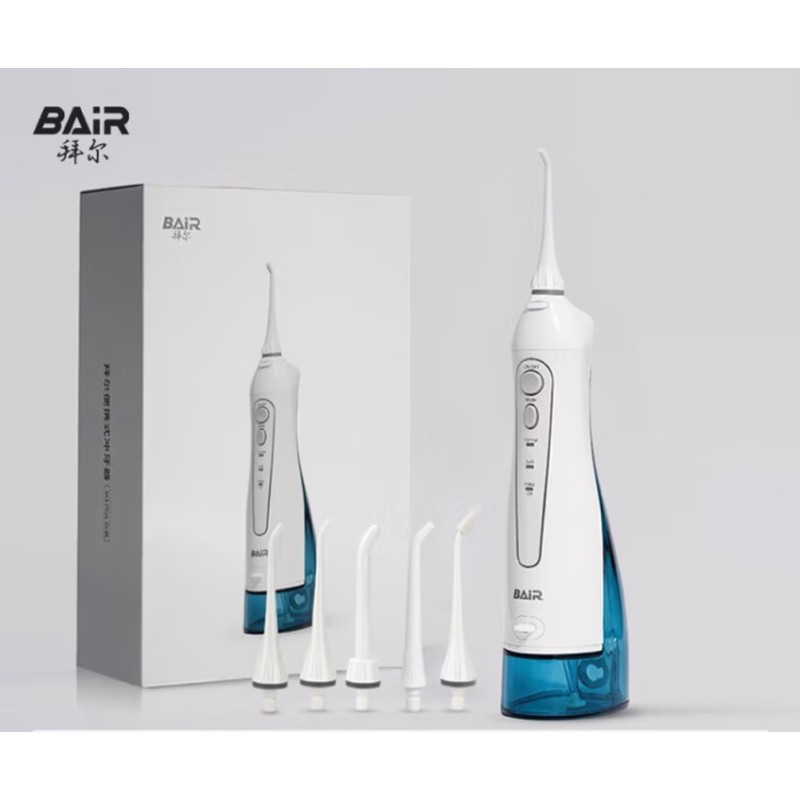拜尔(BAIR) M3电动冲牙器家用便携式清洁口腔洗牙器水牙线冲洗器洁牙器牙套清洗送男女朋友礼物 M3Plus 30