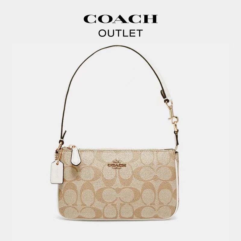 [香港直邮]原装进口蔻驰COACH/奥莱女包经典标志NOLITA 19号手袋麻将包C3308高清大图