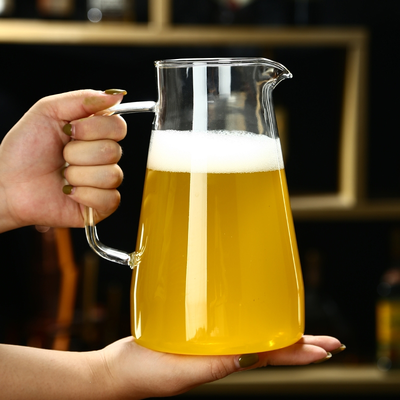 符象精酿啤酒扎啤壶玻璃凉冷水壶餐厅ktv酒吧饮花茶壶料壶扎壶