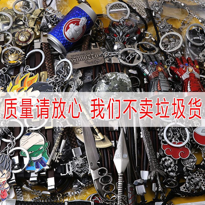 网红神秘大礼包王者吃鸡火影海贼龙珠钢铁侠福袋幸运盒子盲盒|项链类福袋 5.9元福袋(是心动吖)