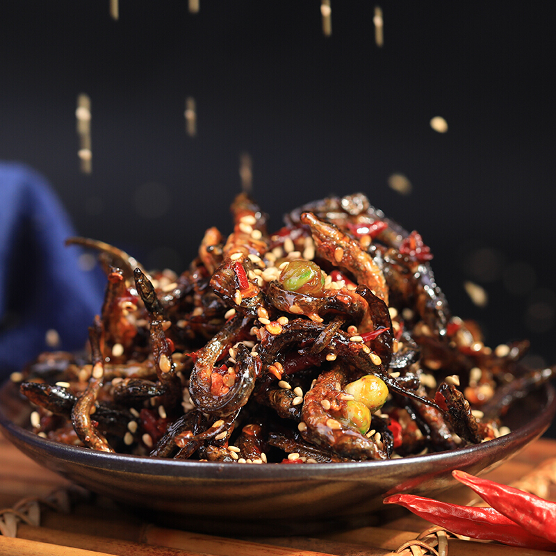 延边泡菜辣拌小泥鳅朝鲜族风味小鱼干韩国咸菜250g东北即食小吃视频