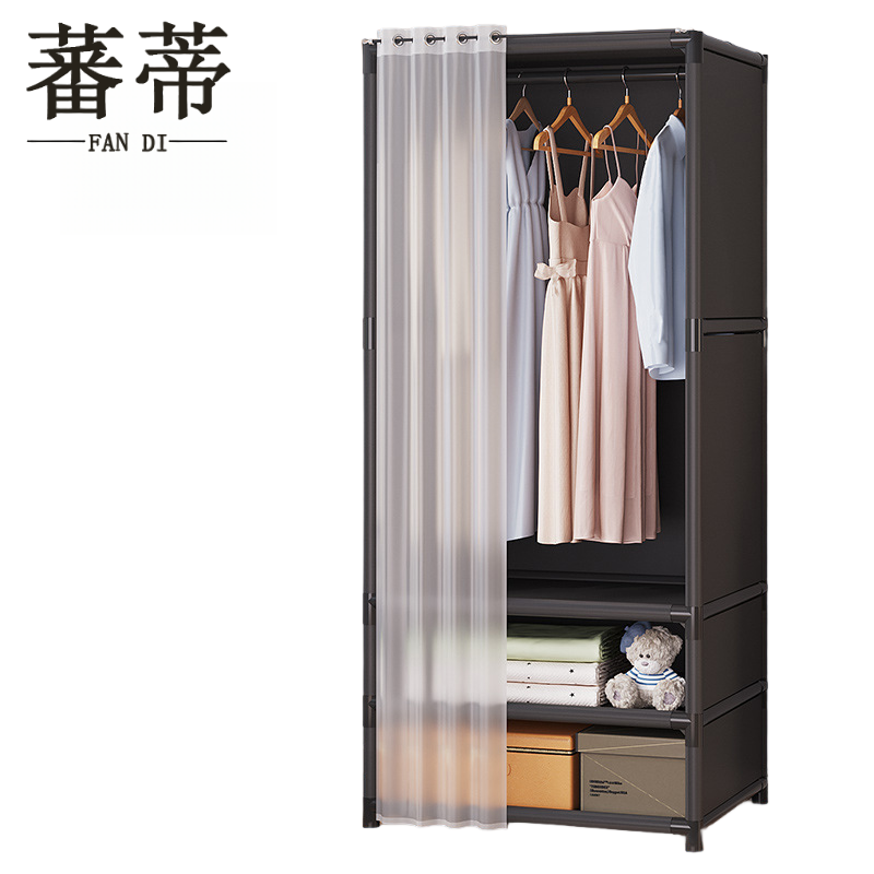 蕃蒂简易衣柜71*45*166.5cm个高清大图