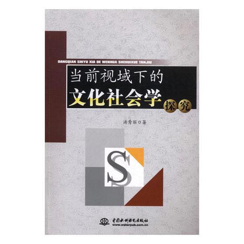 [醉染正版]当前视域下的文化社会学探究 汤秀丽 中国水利水电出版社 社会科学理论 书籍高清大图
