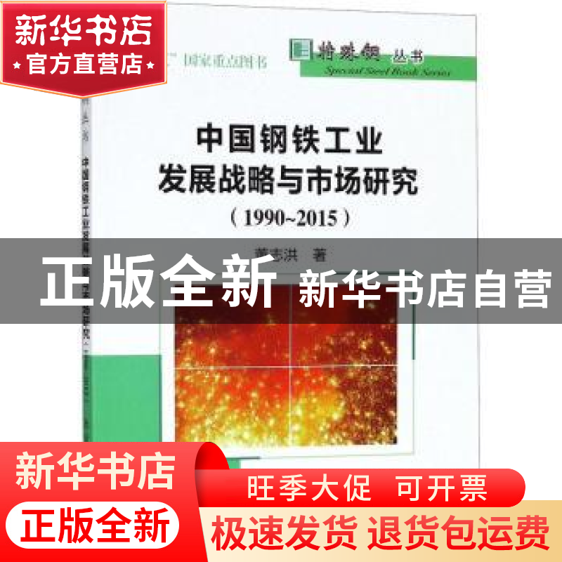 正版 中国钢铁工业发展战略与市场研究:1990-2015 董志洪 冶金工高清大图