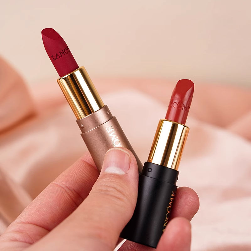 兰蔻(LANCOME)菁纯丝绒雾面唇膏888 1.6g*2 两只特惠装 小野莓哑光丝绒丰唇粉金管滋润丝滑彩妆口红唇膏显白高清大图