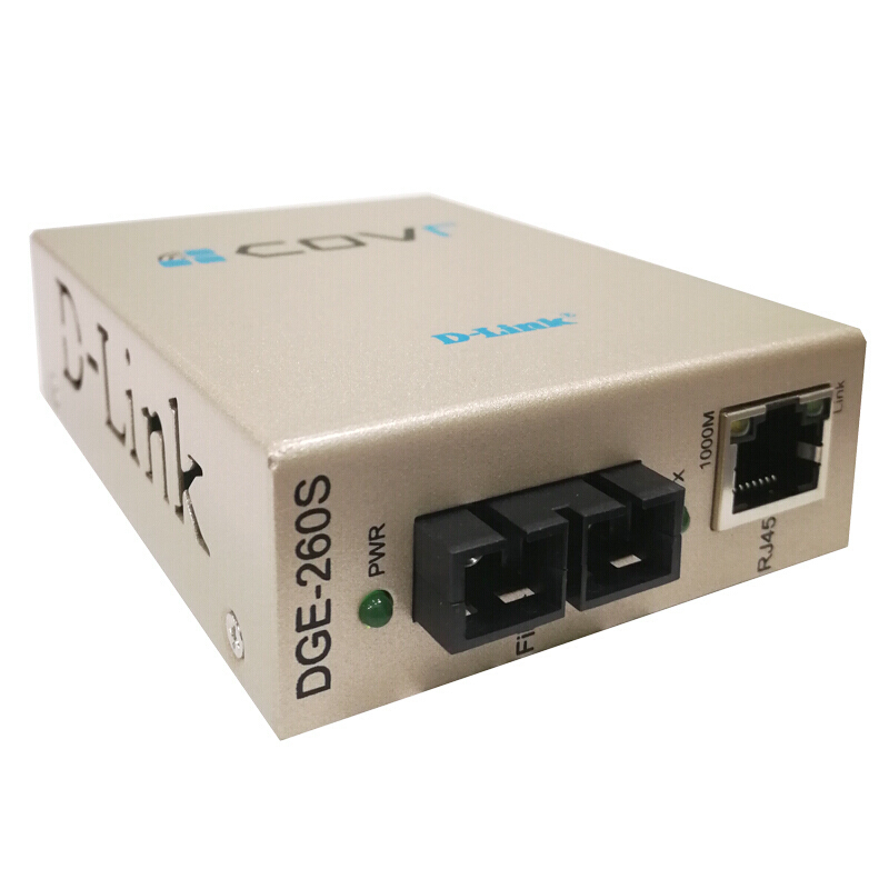 友讯(D-Link)DFE-160S 光纤收发器 光电转换器 百兆 单模 双芯 单位:个