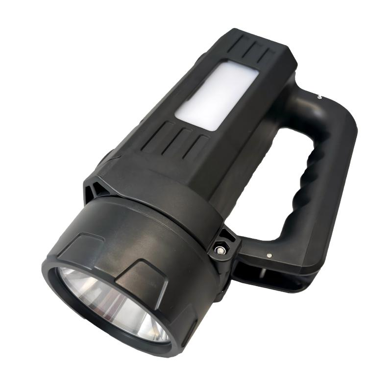 简鼎 JD6322 DC3.7V 10W 6500K IP66 8.8Ah 手提式强光巡检工作灯 (计价单位:盏) 黑色高清大图