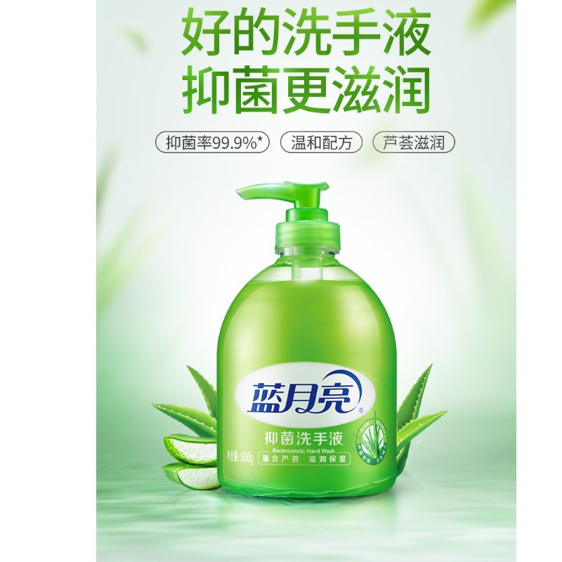 蓝月亮芦荟抑菌洗手液500g(瓶)