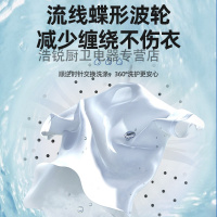 荣事达7/8/9KG半自动双桶双缸大容量宿舍家用老式迷你洗衣机小型 7公斤抗菌波轮（强力风干）