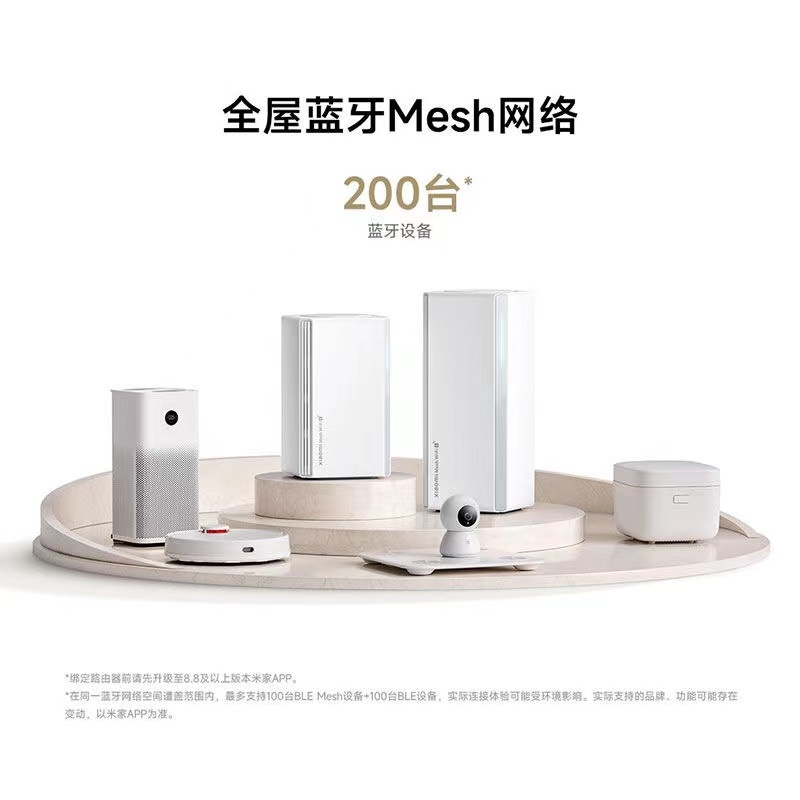 小米全屋路由 子路由 需要搭配具有小米Mesh功能的主路由器使用高清大图