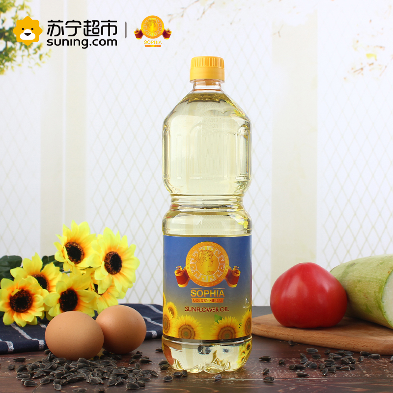 索菲亚金牌（Sophia golden medal ）精装葵花籽油1L