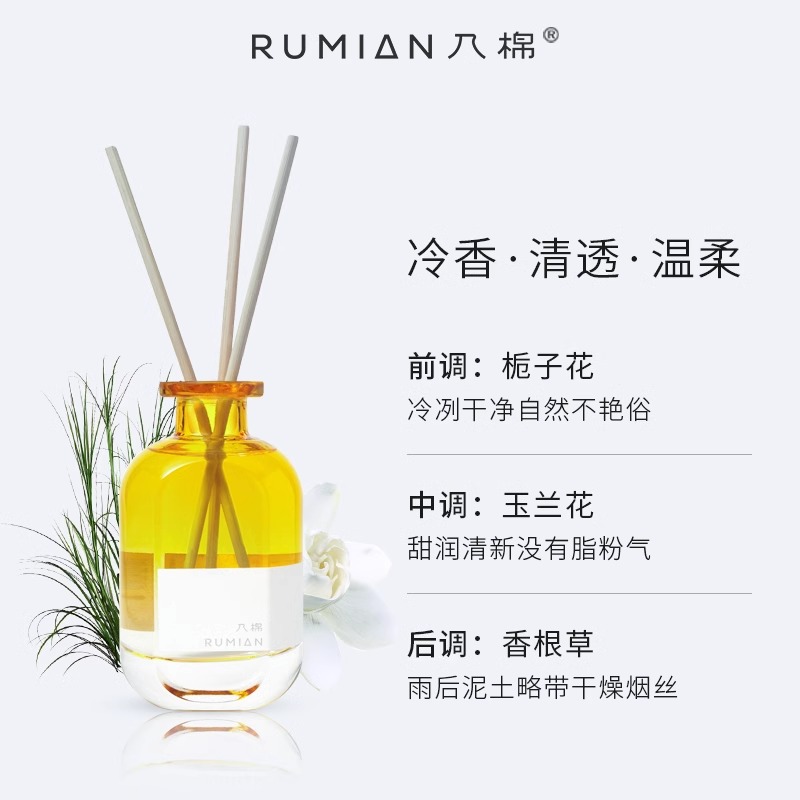 入棉无火香薰藤条香薰-若栀初见 150ml高清大图