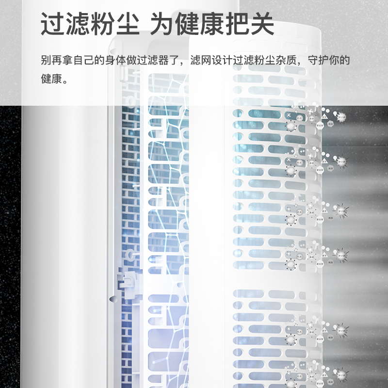 飞利浦(Philips)空调扇ACR51TC家用冷风机冷气机制冷器冷风电扇小型无叶水空调移动高清大图