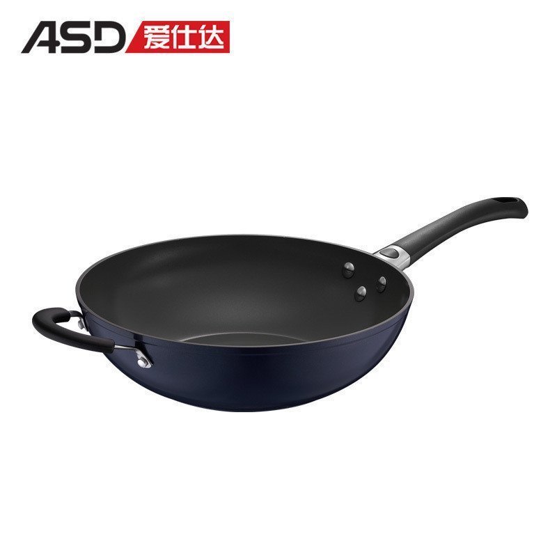 爱仕达(ASD) 32CM火龙眼陶瓷少油烟不粘锅炒锅炒菜锅TC8332E