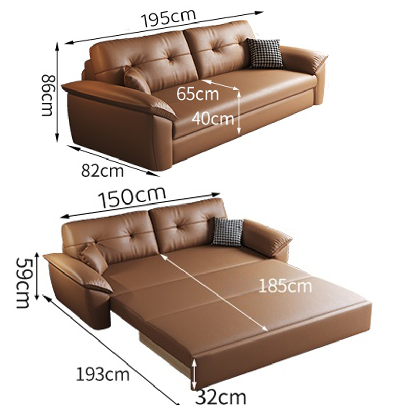 豫龙都折叠沙发棕色张高清大图