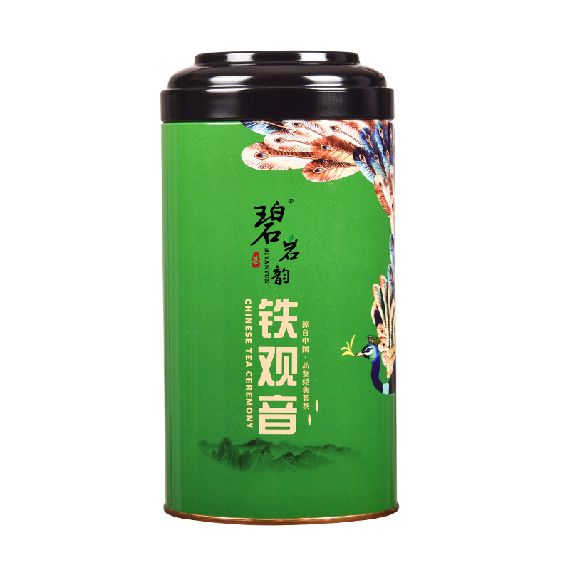 碧岩韵茶-孔雀绿罐铁观音-250g/罐