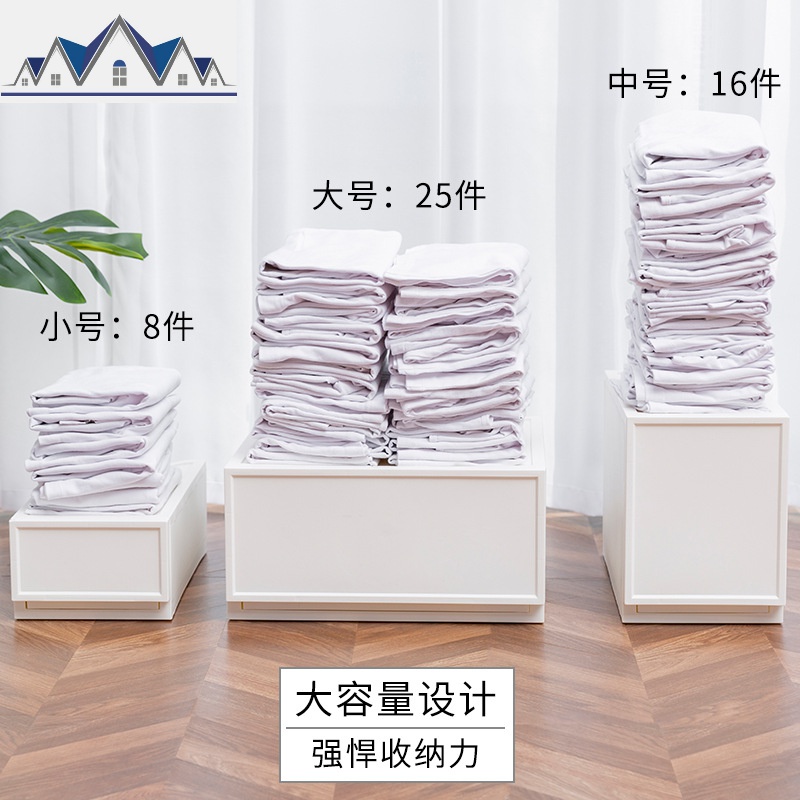 多层叠加抽屉式自由组合收纳柜塑料加厚儿童收纳箱收纳盒玩具分类 三维工匠高清大图