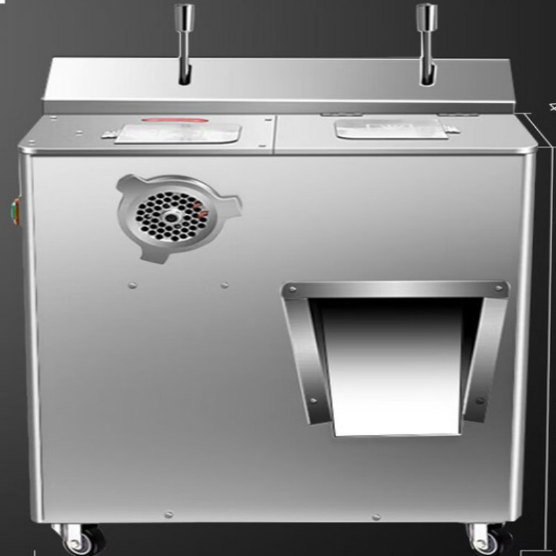 优迈克 YMK-JQ6148 绞切两用切肉机 700*460*785 单位:个 银色高清大图
