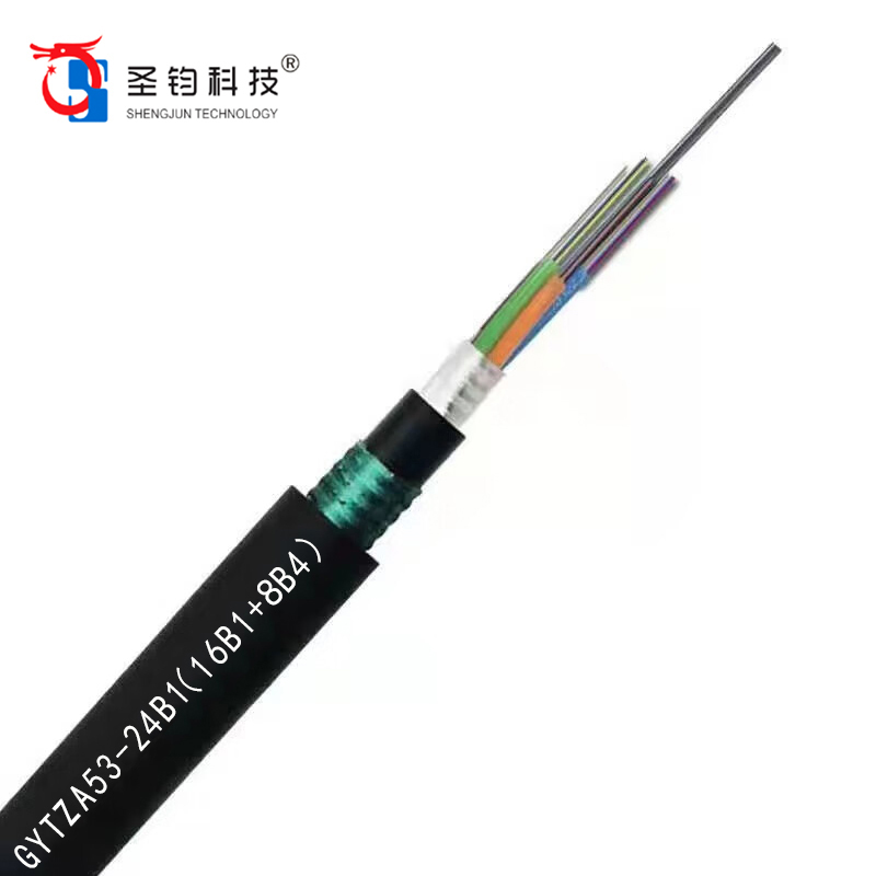 圣钧科技SHENGJUN TECHNOLOGY通信光缆24芯 GYTZA53-16B1+8B4+米高清大图