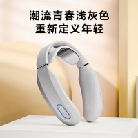 七夕节生日礼物SKG颈椎按摩器K3智能恒温脖子颈部按摩仪(浅灰色)