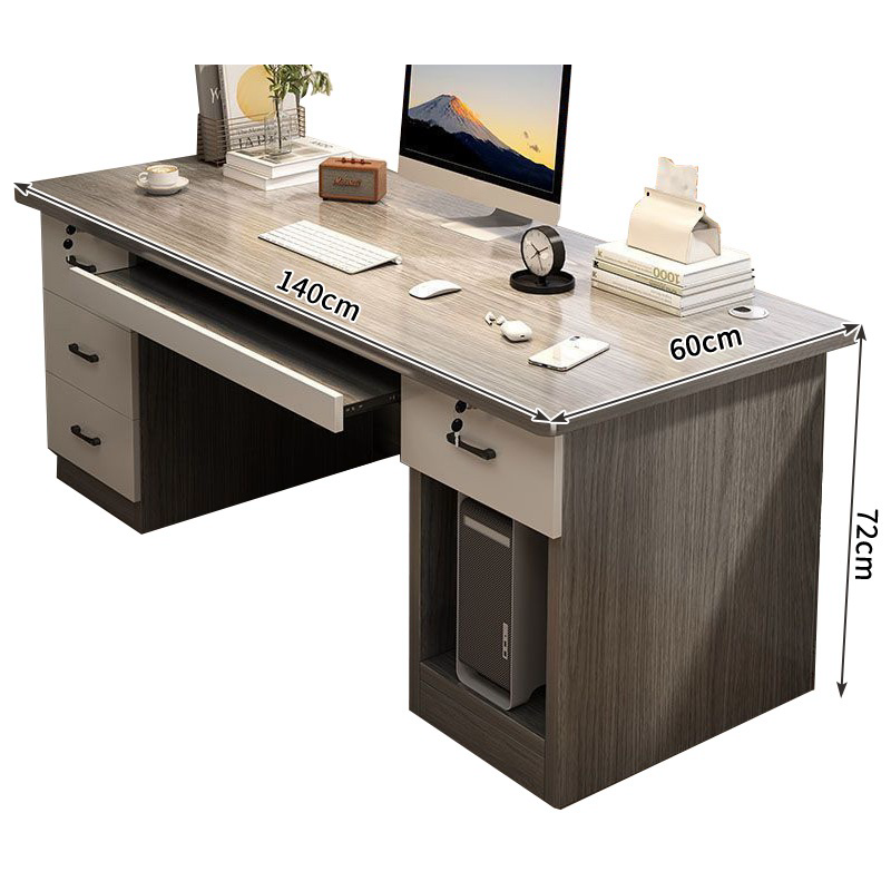 豫龙都电脑桌1.4m张高清大图