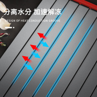 急速解冻板解冻盘家用厨房牛排冷冻肉类加速解冻菜板 6mm12倍解冻