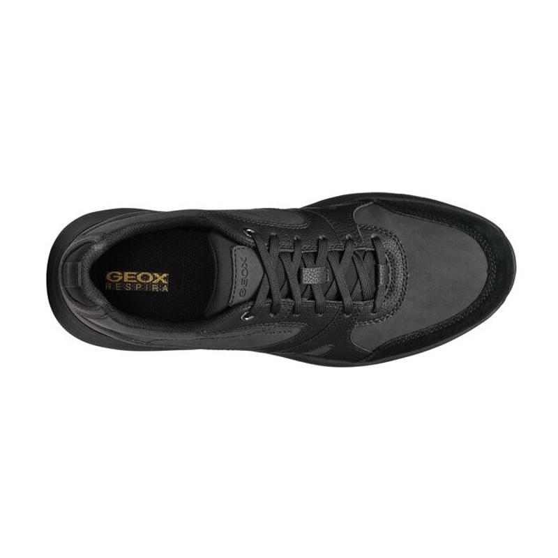 Geox男款透气排汗跑鞋舒适减震运动鞋户外休闲训练鞋高清大图