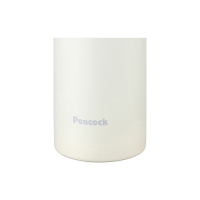 【小巧便携】PEACOCK孔雀 日本进口不锈钢真空保温杯AMO-350W白色 350ml