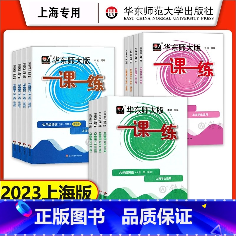 英语(普通版) 八年级下 [正版]2023华东师大版一课一练沪教版六七八年级上册下册语文数学英语物理化学普通版增强版加强高清大图