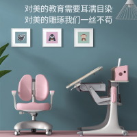 法兰芭比好学童实木儿童学习桌小学生书桌写字桌椅套装可升降家用