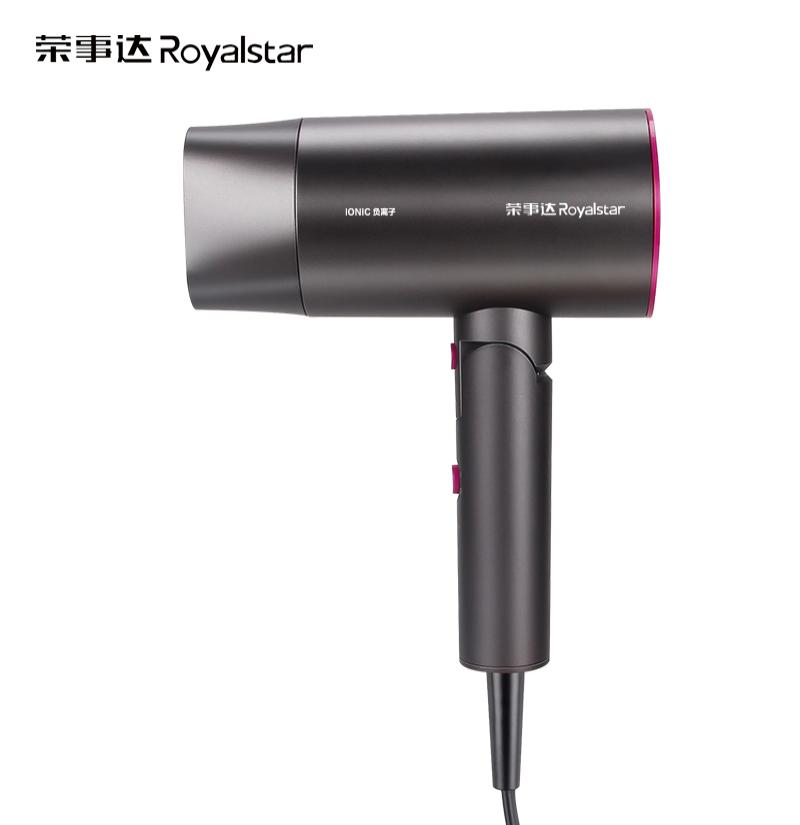 荣事达 可折叠负离子护发电吹风 RC-180F太空灰高清大图