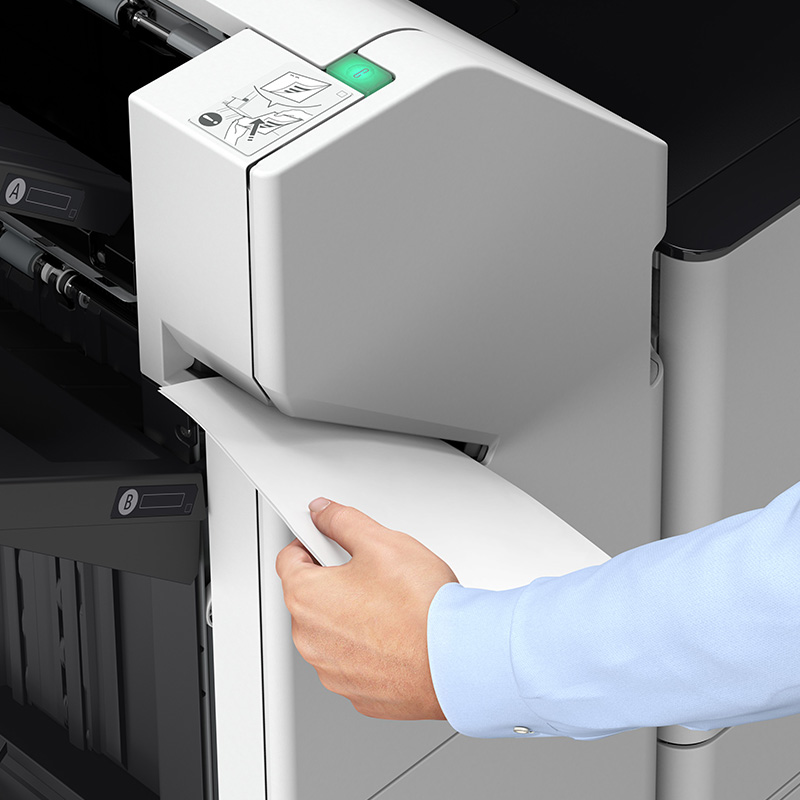 佳能(Canon) 鞍式装订器-AC1 适用于6700\7700系列 角订/双订/手动装订/无钉装订/鞍式装订高清大图