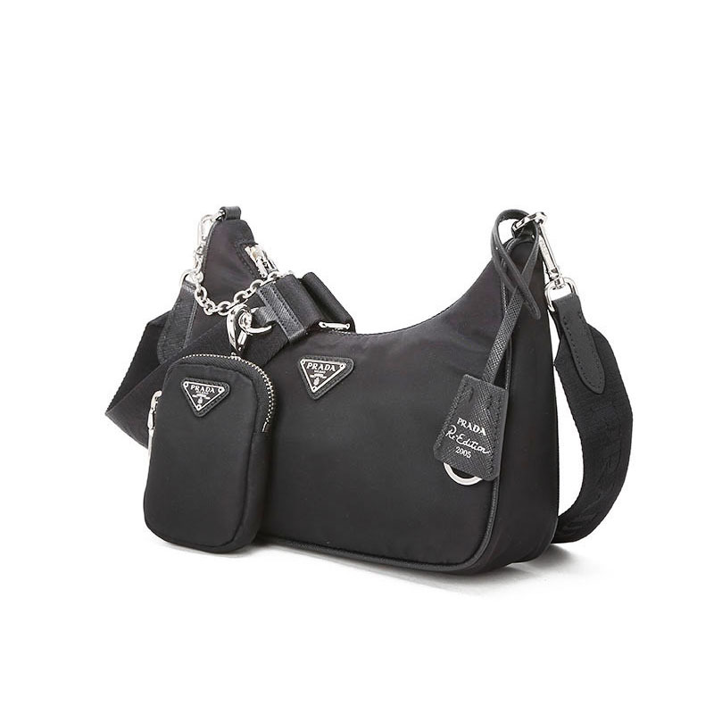 预订 PRADA 普拉达 RE-EDITION 三合一 单肩包 斜挎包 三角LOGO标尼龙1BH204
