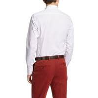 Zegna 杰尼亚 四季新品男士棉质深蓝色长袖衬衫 405003 9DFKTM