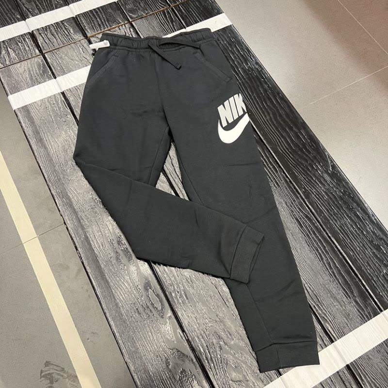 Nike/耐克长裤休闲加绒保暖针织大童运动裤CJ7863-010 D图片
