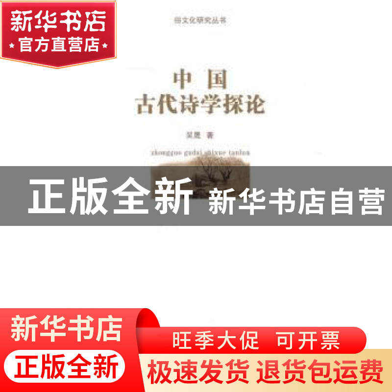 正版 中国古代诗学探论 吴晟著 商务印书馆 9787100087100 书籍