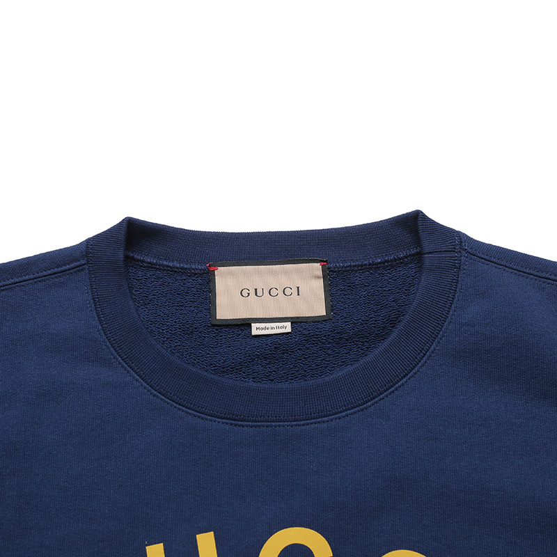 gucci 古驰 男士棉质gucci firenze 1921圆领长袖卫衣运动衫 626990