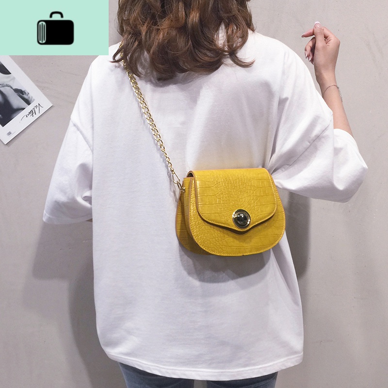 迷你小包包女2020新款可爱少女零钱包洋气百搭个性单肩斜挎马鞍包NEW LAKE高清大图