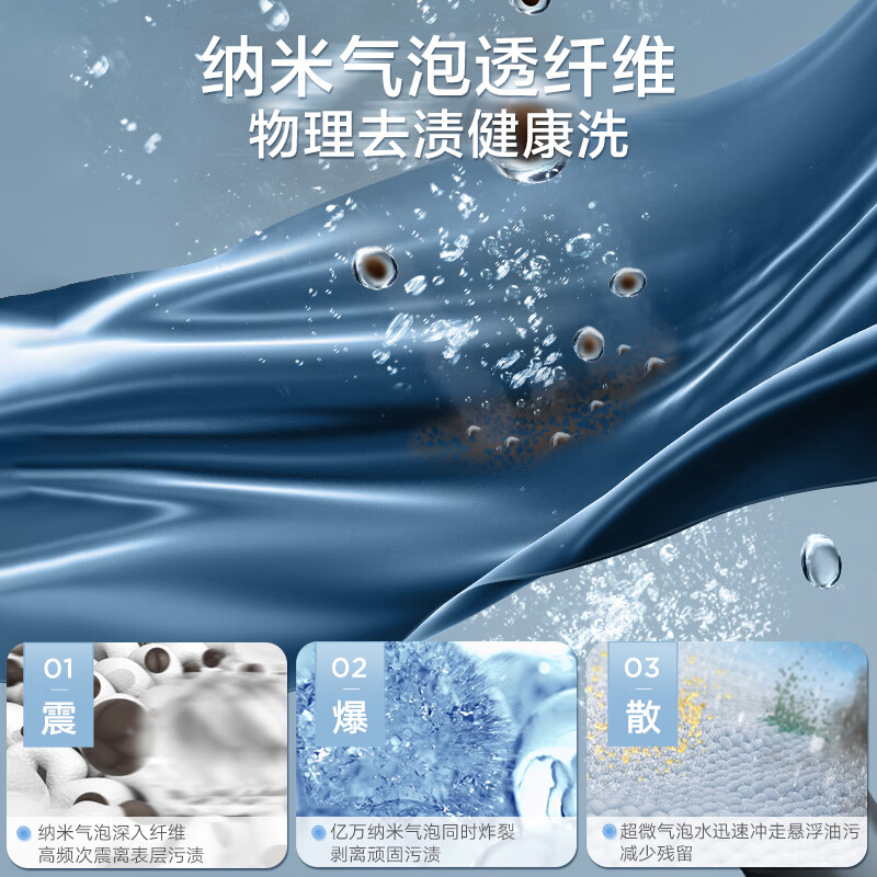 小天鹅(LittleSwan)滚筒洗衣机全自动家用 带烘干洗烘一体 12KG超薄大容量 TD120V098WDT高清大图