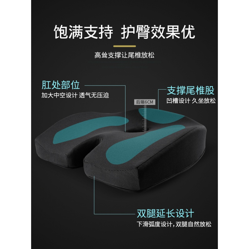 汽车增高坐垫夏季驾驶座矮个子加厚驾考防滑垫子座椅屁屁座垫单片