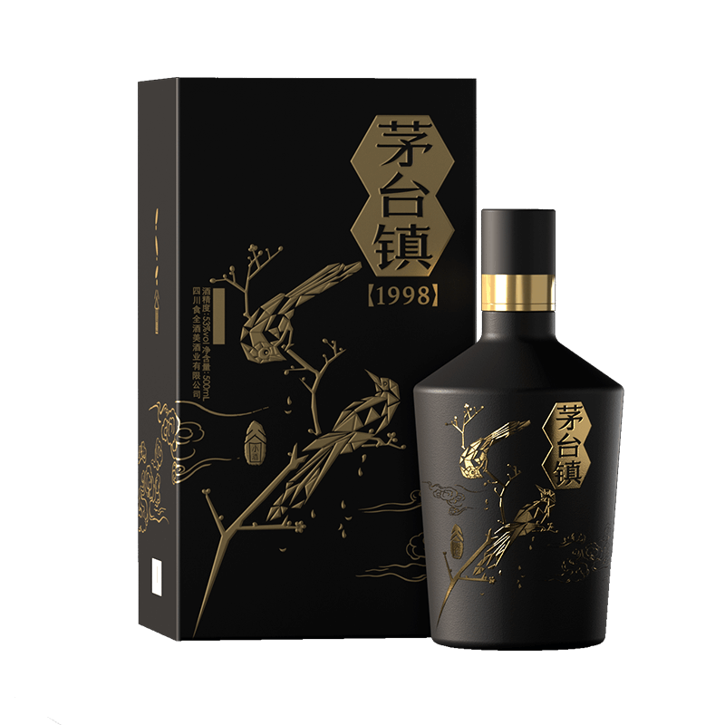 谷小酒茅台镇1998 53度500ml*6瓶 酱香型白酒 整箱礼盒装