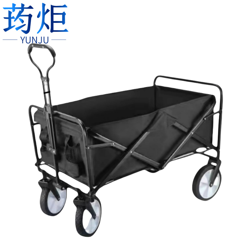 荺炬露营车8寸4cm轮个