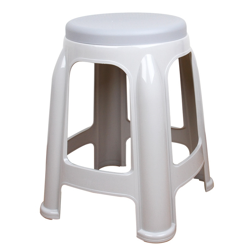 塑料庄子然凳子加厚圆凳大号彩色椅子客厅家用餐桌凳圆凳子小板凳加高