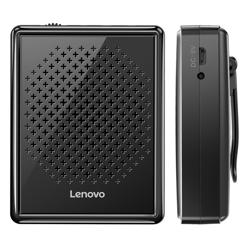 Lenovo/联想 A300小蜜蜂扩音器教师专用老师讲课教学麦克风耳麦话筒腰挂式迷你上课宝户外导游大喇叭大功率黑色