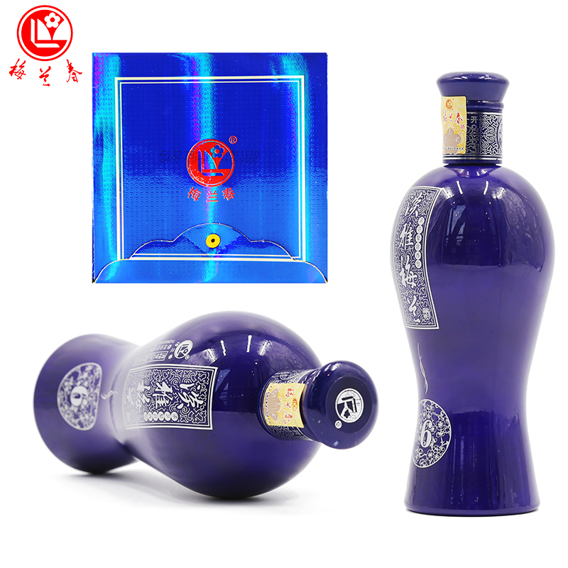 梅兰春 41.8度淡雅6 500ml双瓶 装(送礼袋)浓芝复合香型白酒 百姓口粮酒 中华老字号 产自江苏泰州